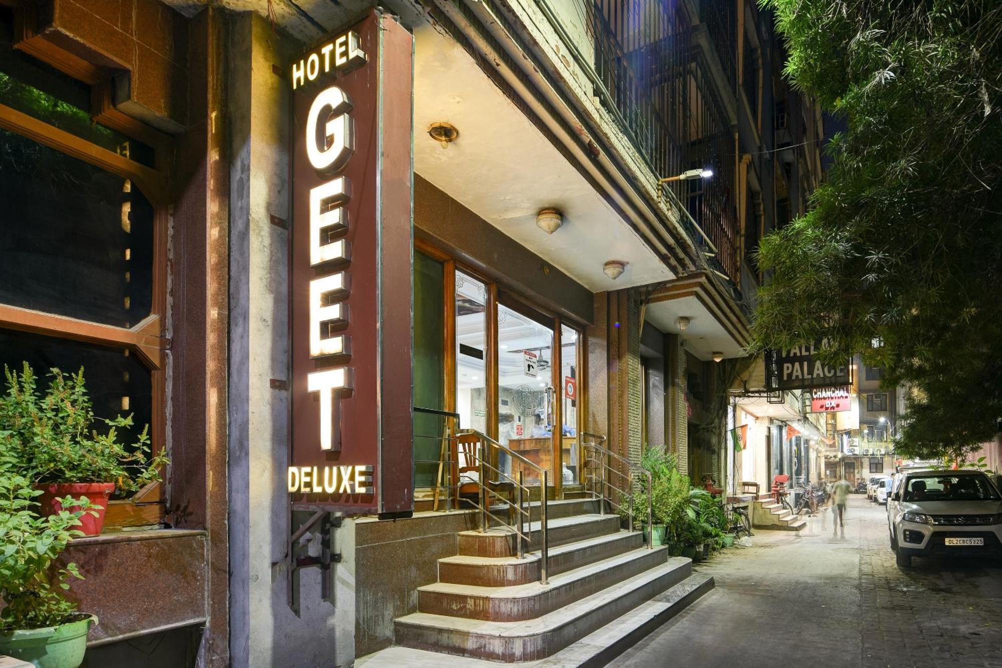 ניו דלהי Hotel Geet Deluxe מראה חיצוני תמונה